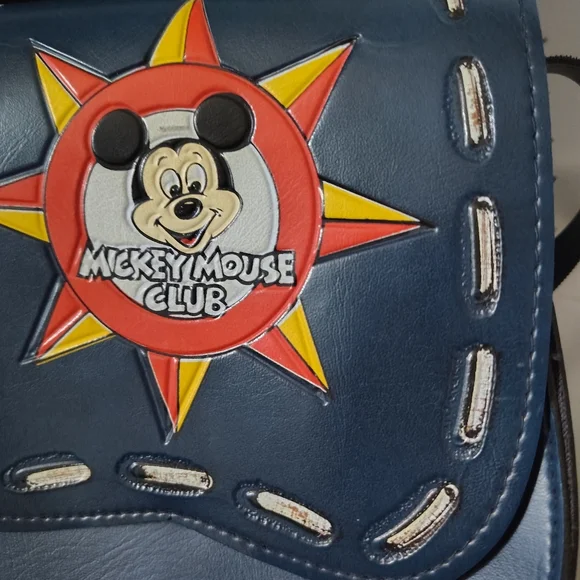 🏰Vintage Walt Disney Productions Faux Leather Mickey Mouse Club Child's Purse - Picture 11 of 15